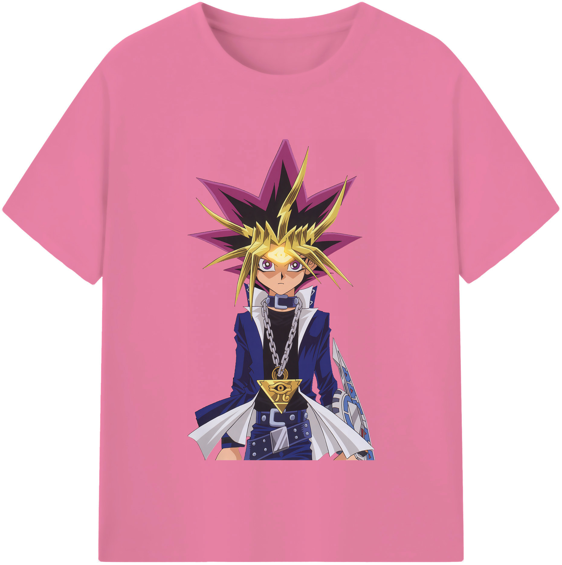 （画像用） 遊☆戯☆王 Yu-Gi-Oh! 綿100％半袖Tシャツ（フロントプリント）